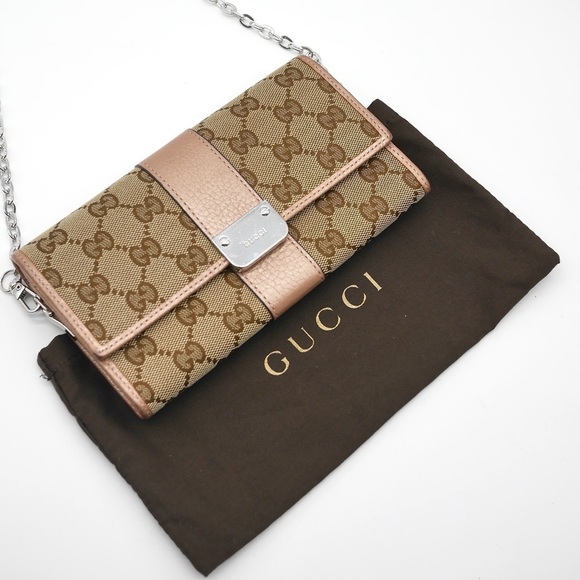 🍓GUCCI GG Envelop Canvas Wallet - Picture 14 of 14